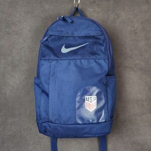 Nike USA Backpack Navy Blue Elemental Soccer Book Bag